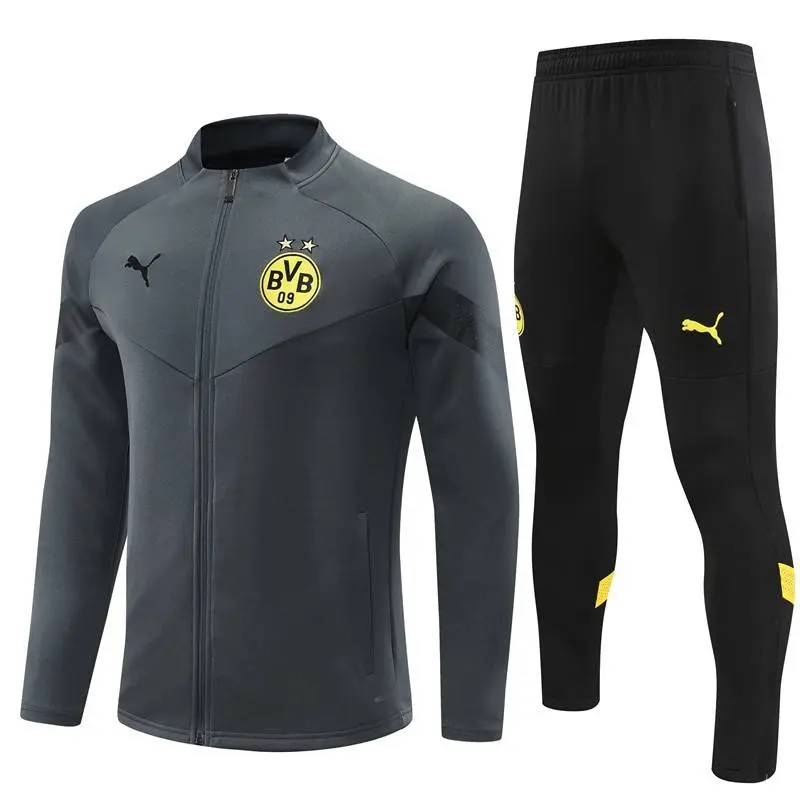 Borussia Dortmund 2022-23 Jacket Tracksuit Gray
