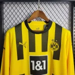 Borussia Dortmund 2022/23 Home Long Sleeves Jersey