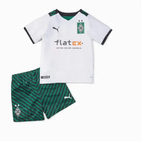 Borussia Monchengladbach 2021/22 Home Kids Jersey And Shorts Kit