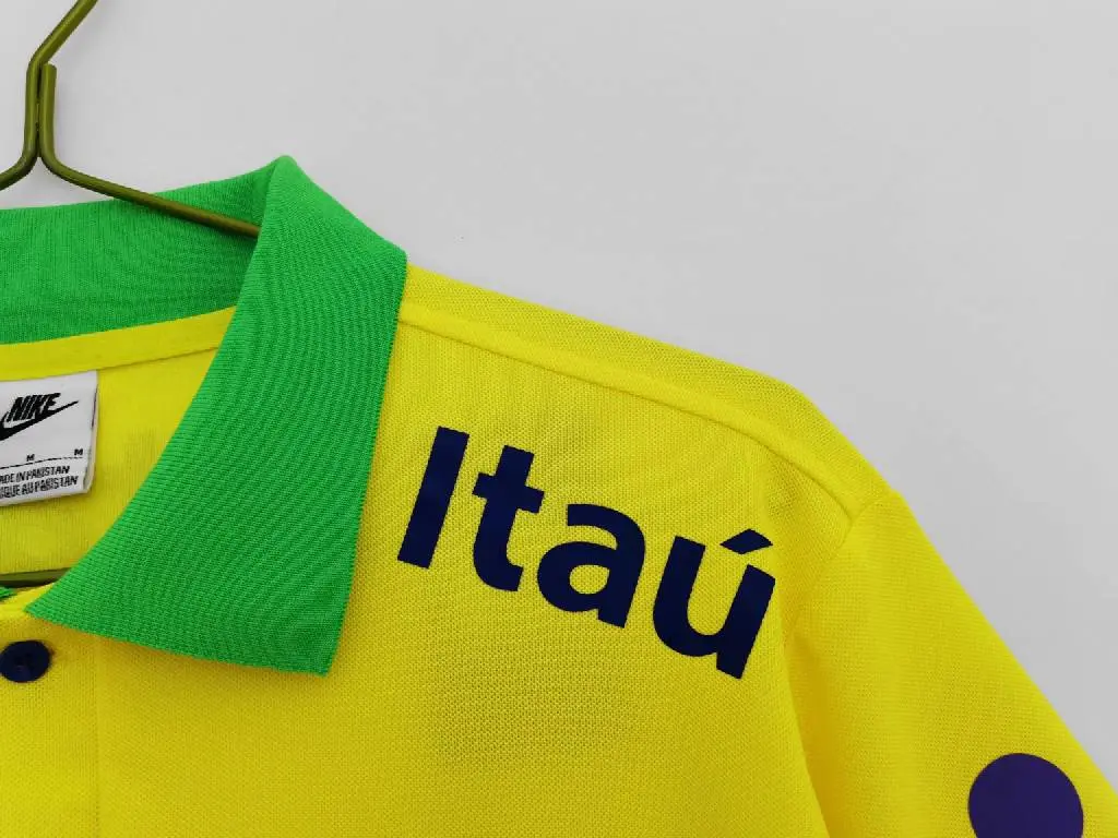 Brazil 2022 Polo Yellow Top For The  Season