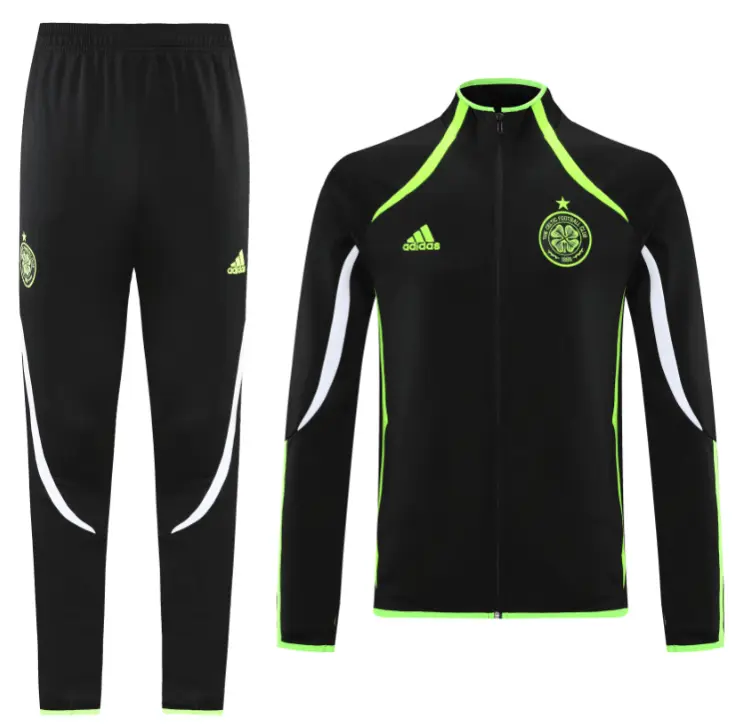 Celtic 2021-22 Teamgeist Jacket Tracksuit  Black