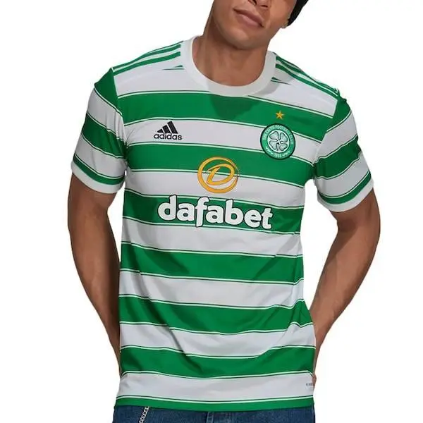 Celtic Adidas 2021/22 Home Replica Jersey - Green/white