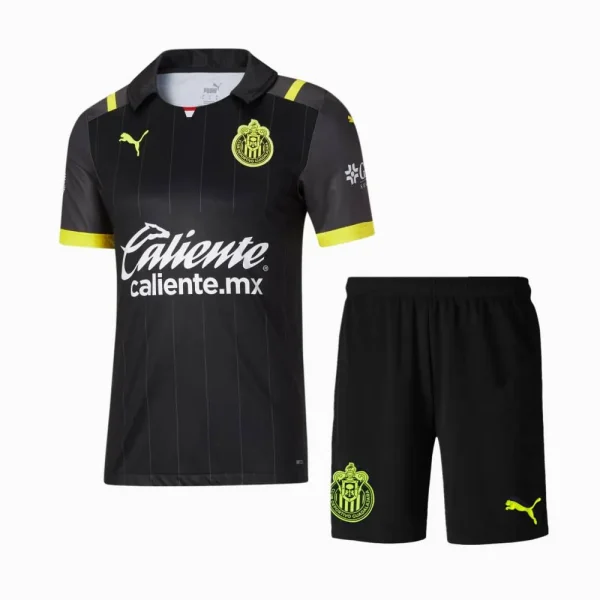 Chivas 2021/22 Away Kids Jersey And Shorts Kit