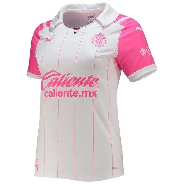 Chivas Puma 2021/22 Women's Jersey - White/pink
