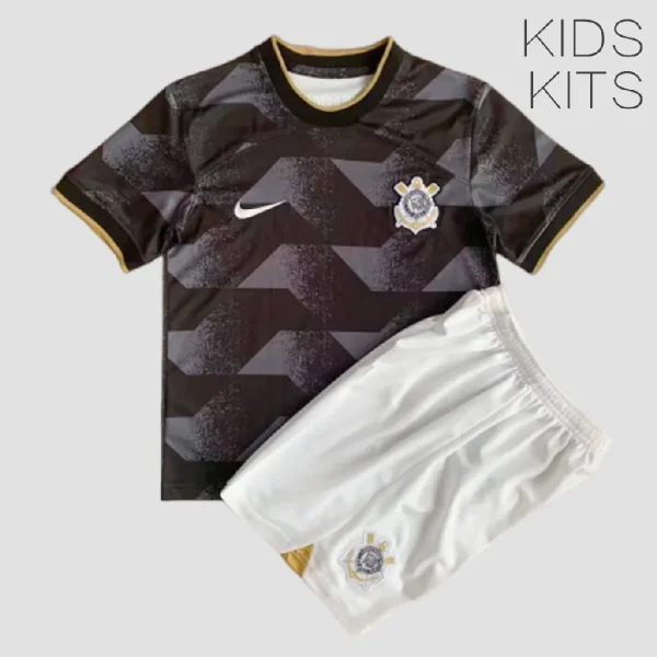 Corinthians 2022 Away Kids Jersey And Shorts Kit