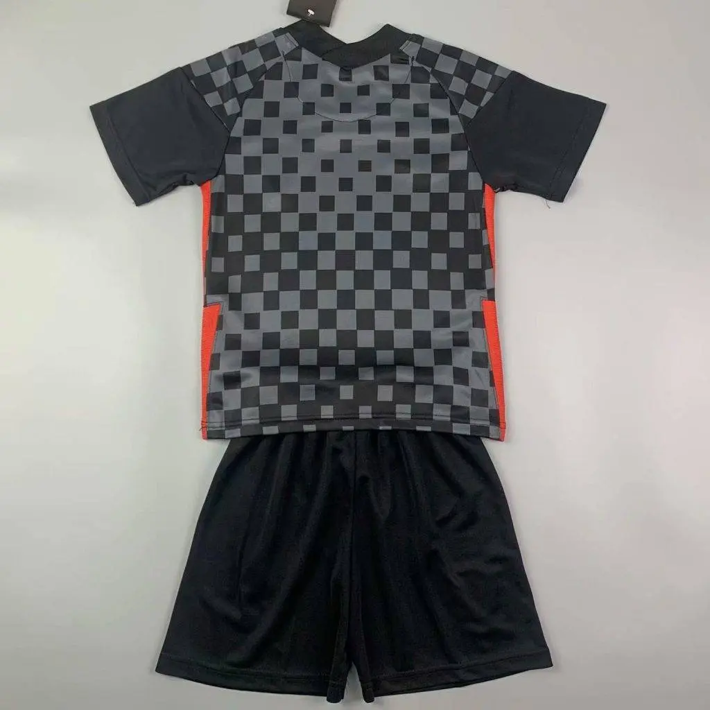 Croatia 2021 Away Kids Jersey And Shorts Kit