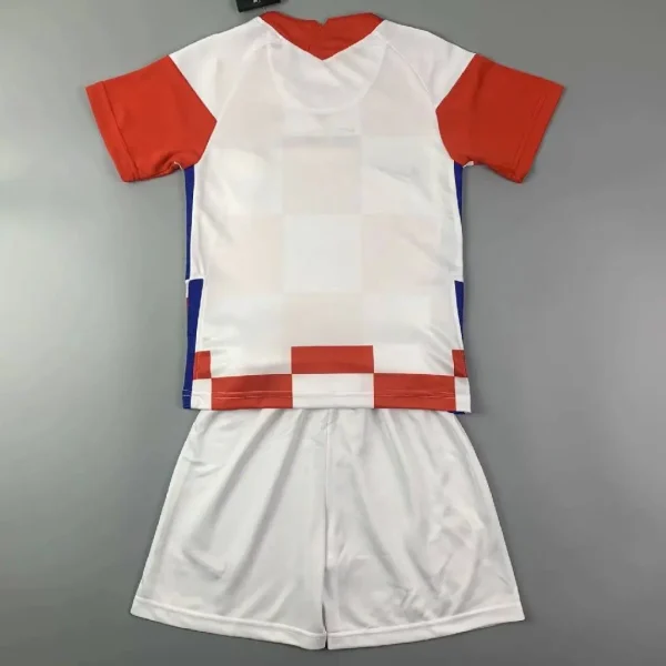 Croatia 2021 Home Kids Jersey And Shorts Kit