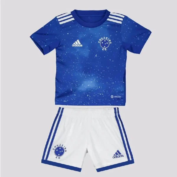 Cruzeiro 2022 Home Kids Jersey And Shorts Kit