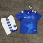 Cruzeiro 2022 Home Kids Jersey And Shorts Kit