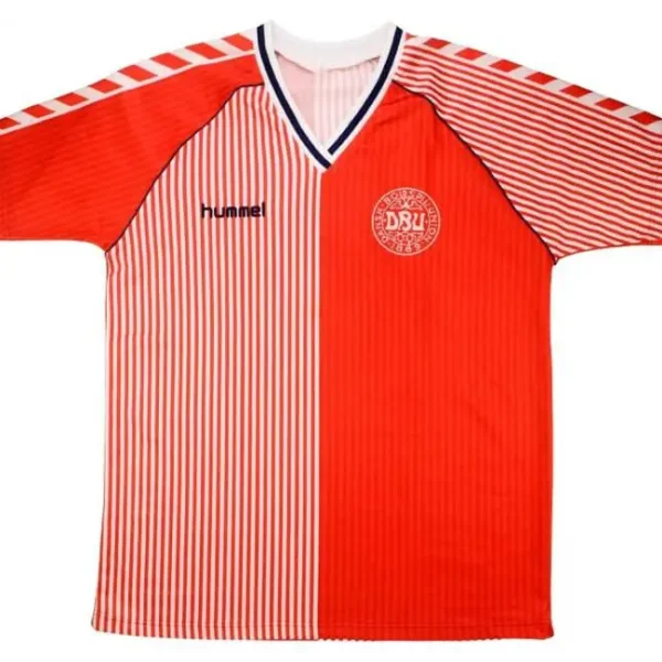 Denmark 1986 Home #13 Player Retro Jersey