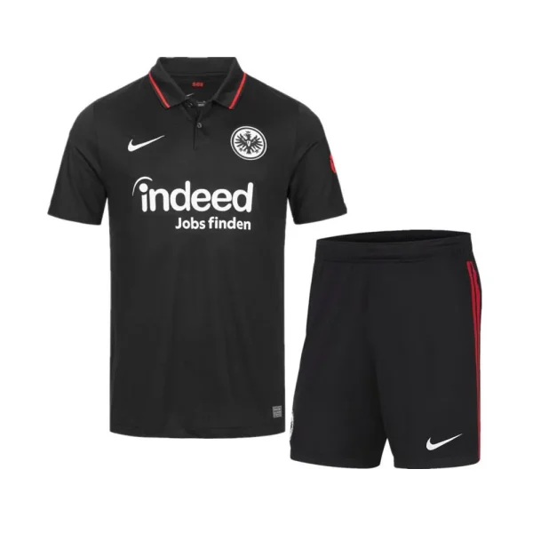 Eintracht Frankfurt 2021/22 Home Kids Jersey And Shorts Kit
