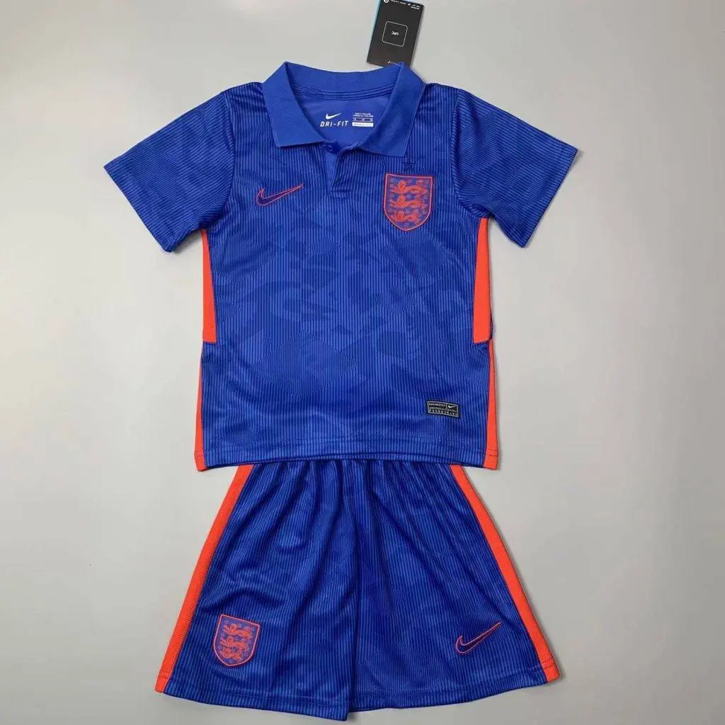 England 2021 Away Kids Jersey And Shorts Kit