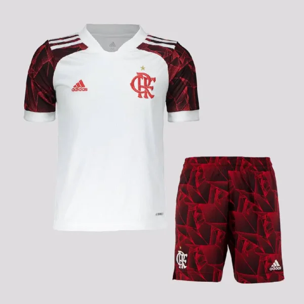 Flamengo 2021 Away Kids Jersey And Shorts Kit