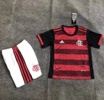 Flamengo 2022 Home Kids Jersey And Shorts Kit