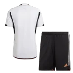 Germany 2022/23 Home World Cup Kids Jersey And Shorts Kit