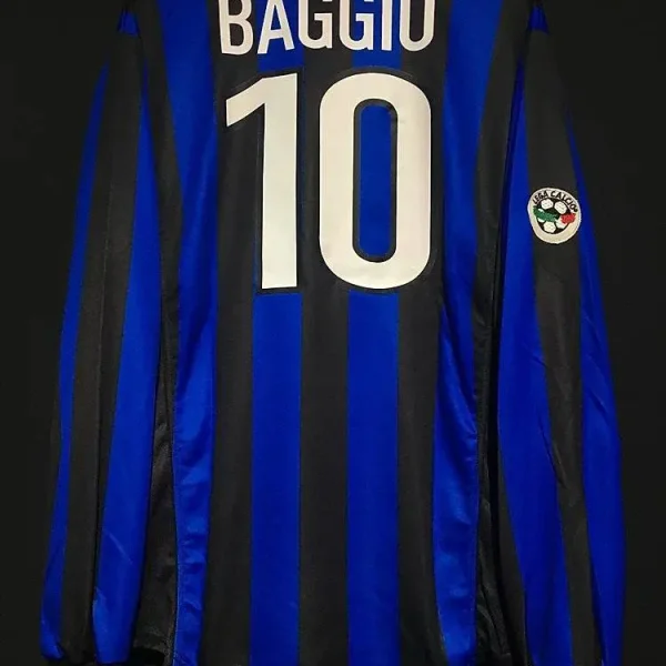 Inter Milan 1998/99 Home Baggio Long Sleeves Retro Jersey