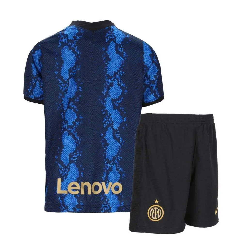Inter Milan 2021/22 Home Kids Jersey And Shorts Kit