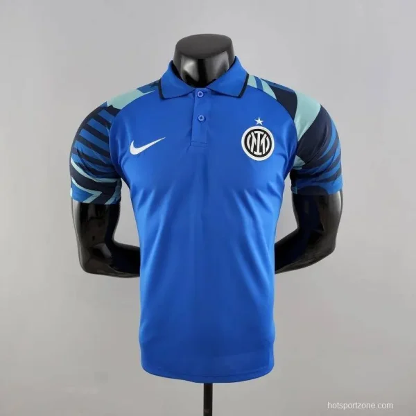Inter Milan 2022/23 Polo Blue Boutique Jersey