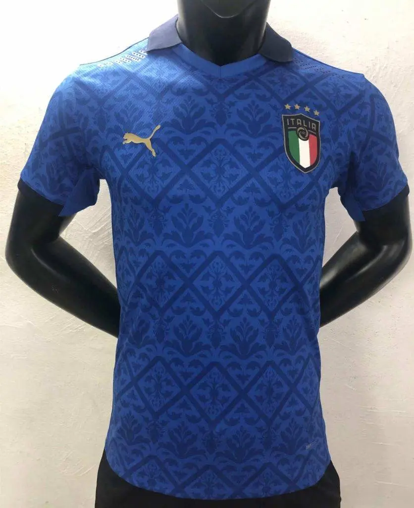 Italy 2021 Home Player Version Jersey