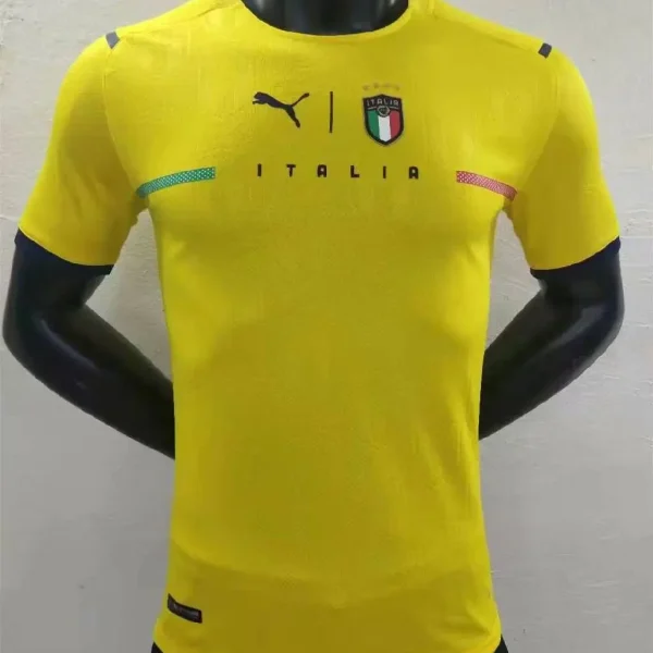 Italy 2021/22 Goalkeeper  - Yellow Player Version Jersey