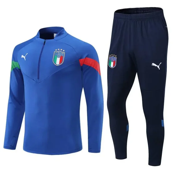 Italy 2022-23 Half-zip Tracksuit Blue