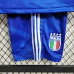 Italy 2023/24 Home Kids Jersey And Shorts Kit