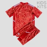 Juventus 2022/23 Goalkeeper Kids Jersey And Shorts Kit
