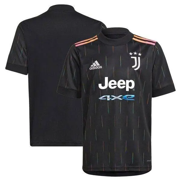 Juventus Adidas 2021/22 Away Replica Jersey - Black