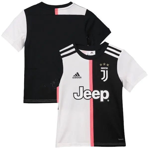 Juventus Adidas Youth 2019/20 Home Replica Jersey - Black