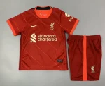 Liverpool 2021/22 Home Kids Jersey And Shorts Kit