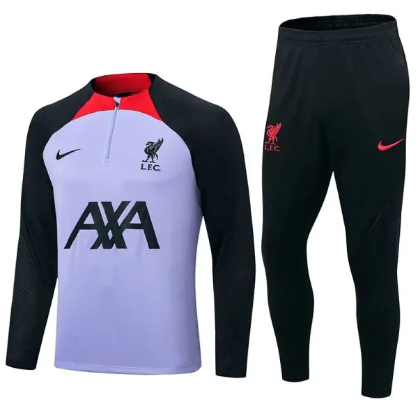 Liverpool 2022-23 Half-zip Tracksuit Purple