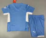 Manchester City 2021/22 Home Kids Jersey And Shorts Kit