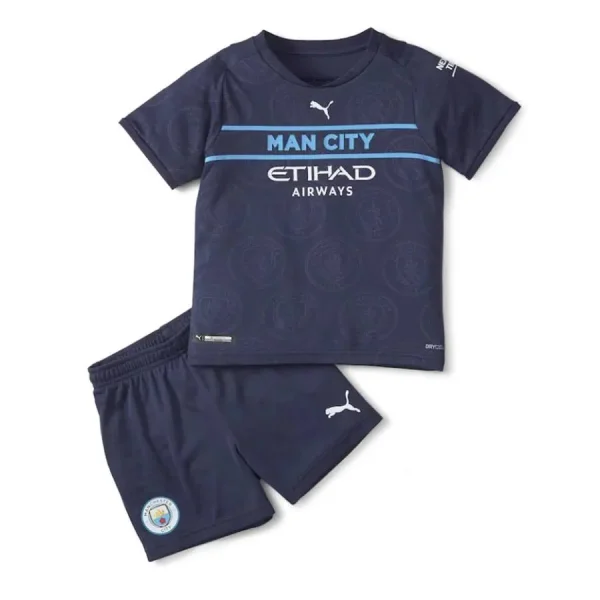Manchester City 2021/22 Third Kids Jersey And Shorts Kit