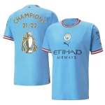 Manchester City 2022/23 Champions Player Version Jersey