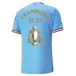 Manchester City 2022/23 Champions Player Version Jersey