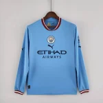 Manchester City 2022/23 Home Long Sleeve Jersey