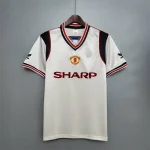 Manchester United 1985 White Retro Jersey