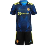 Manchester United 2021/22 Third Kids Jersey And Shorts Kit