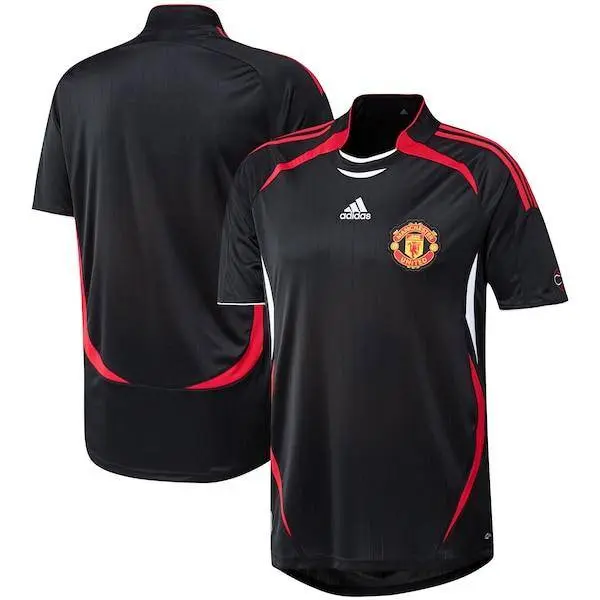 Manchester United Adidas Teamgeist Jersey - Black