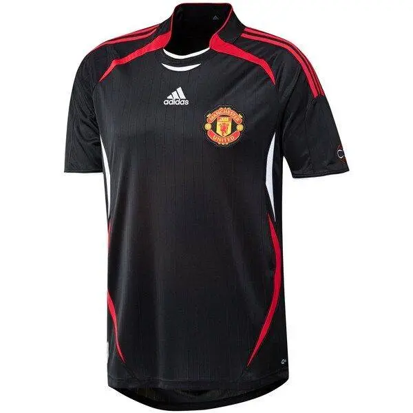Manchester United Adidas Teamgeist Jersey - Black