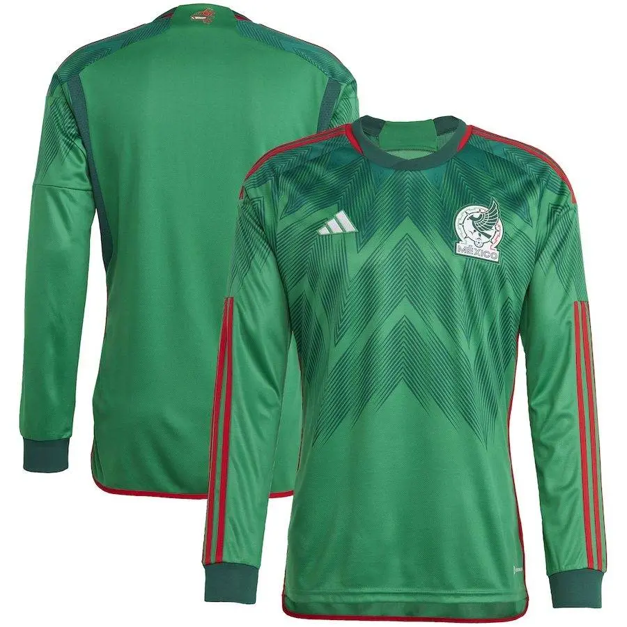 Mexico 2022 World Cup Home Long Sleeves Jersey