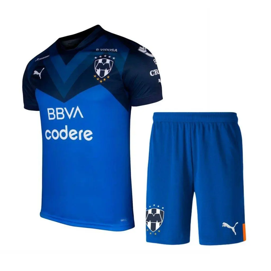 Monterrey 2022/23 Away Kids Jersey And Shorts Kit