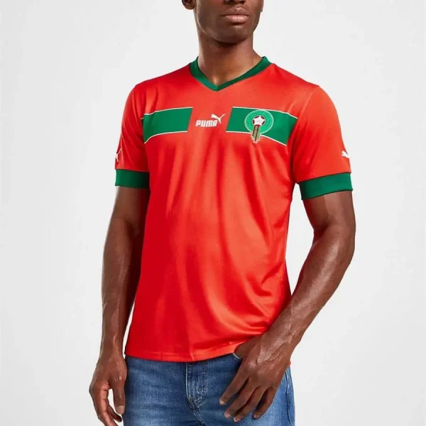 Morocco 2022 World Cup Home Player Version Jersey