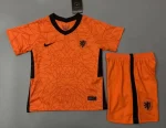Netherlands 2021 Home Kids Jersey And Shorts Kit