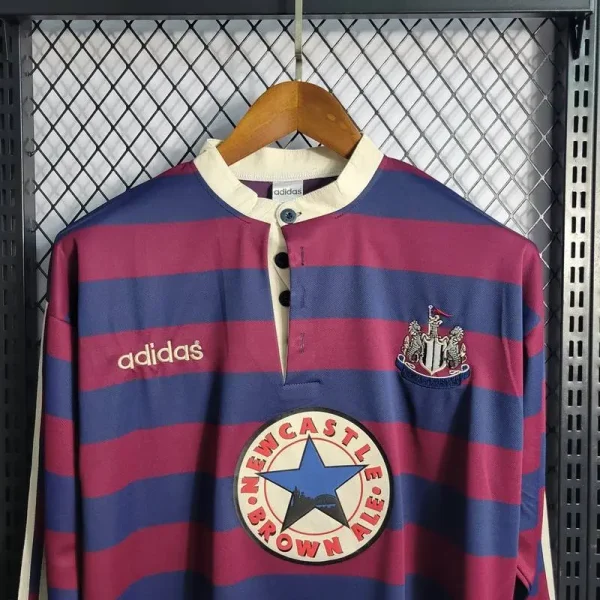 Newcastle United 1995/96 Away Long Sleeves Retro Jersey