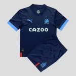 Olympique Marseille 2022/23 Away Kids Jersey And Shorts Kit