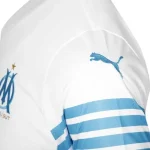 Olympique Marseille Puma 2021/22 Home Replica Jersey - White/blue