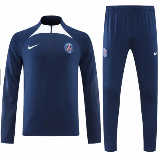 Paris Saint-Germain 2022-23 Half-zip Tracksuit Navy