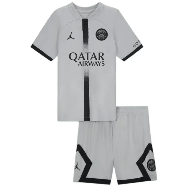 Paris Saint-Germain 2022/23 Away Kids Jersey And Shorts Kit