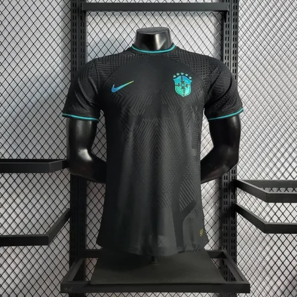 Brazil 2022/23 Commemorative Edition Black Player Version Jersey